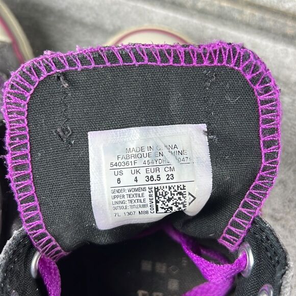 Converse Double Upper Tongue Sneakers Shoes Size 6 - Picture 9 of 9